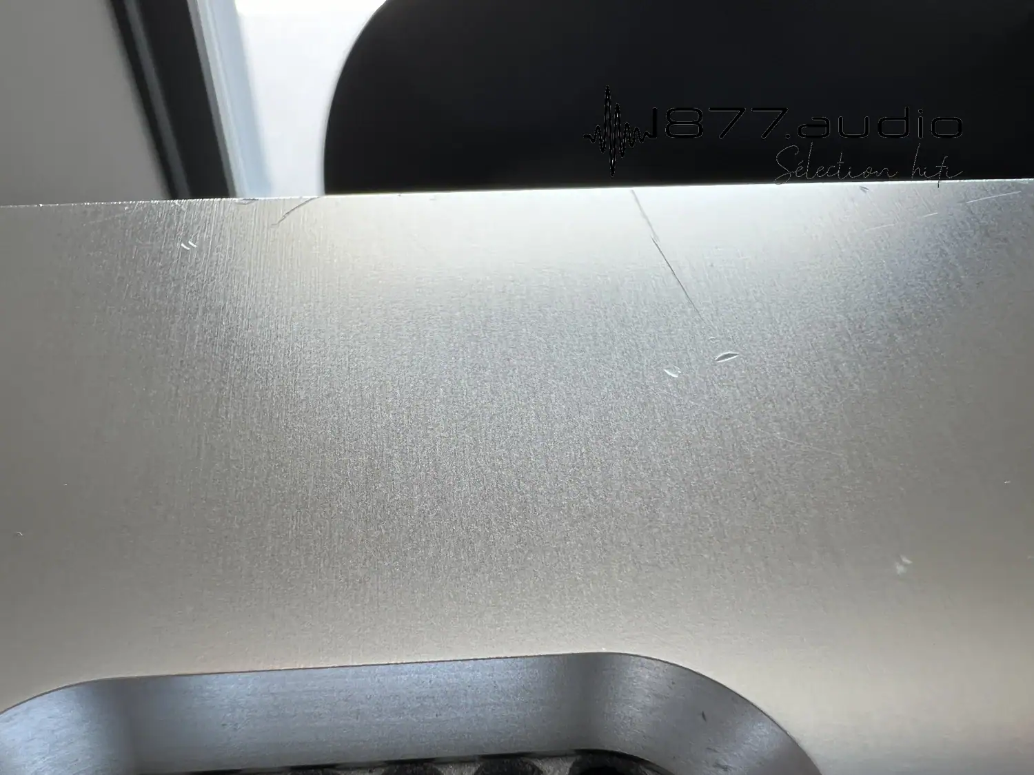 Détail des défauts sur la panneau supérieur