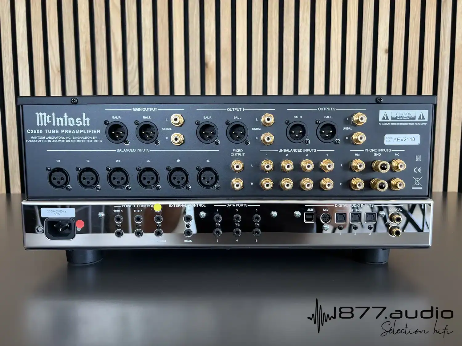 McIntosh C2600 face arrière complète