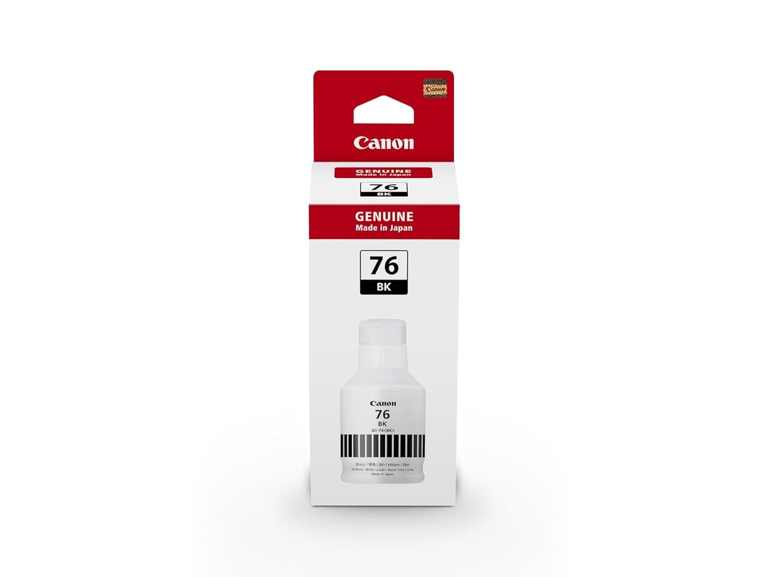 Canon 76 Original Black Ink Bottle (GI-76BK) – 170ml | Print Legend