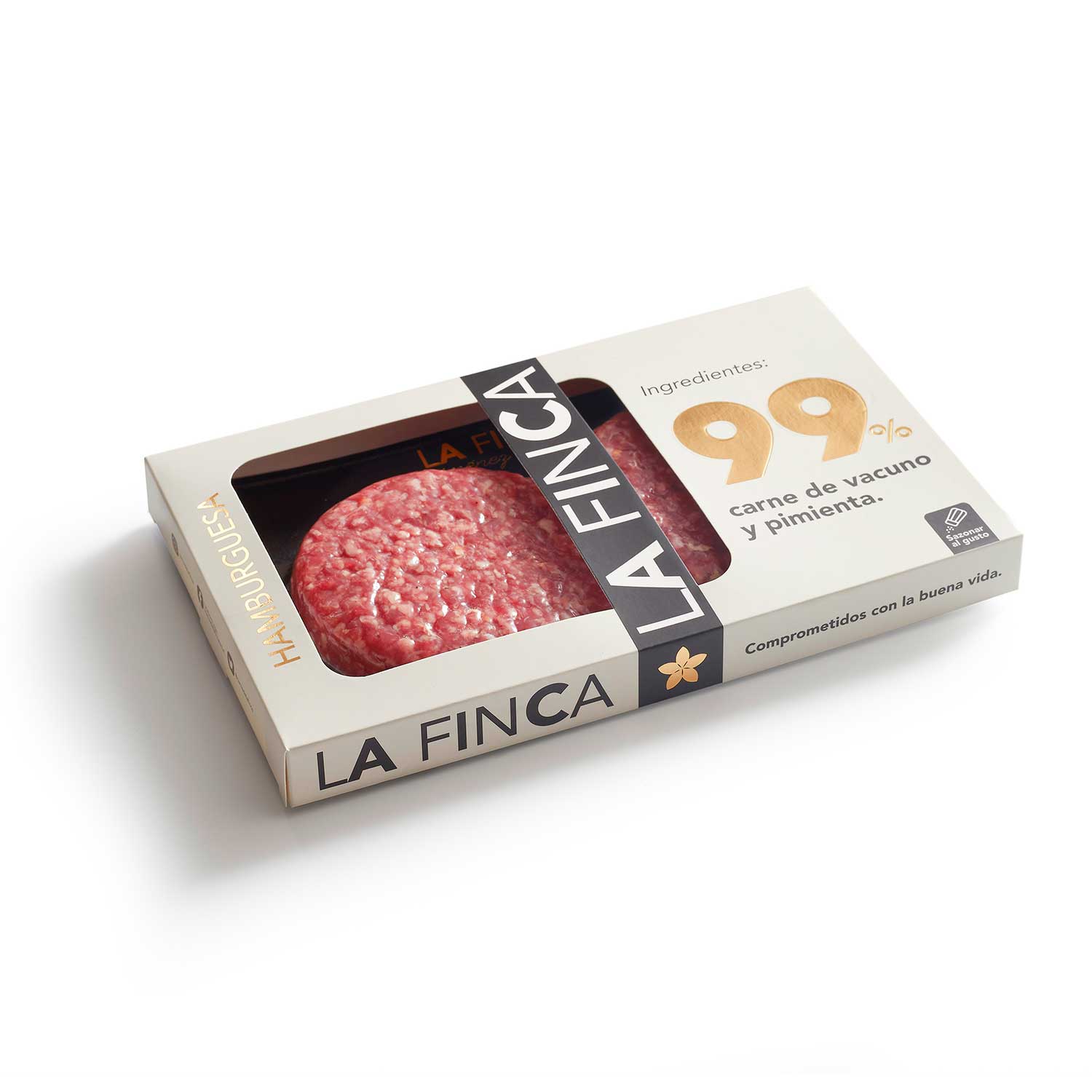 Hamburguesa 99% Carne de Vacuno - Carne de La Finca