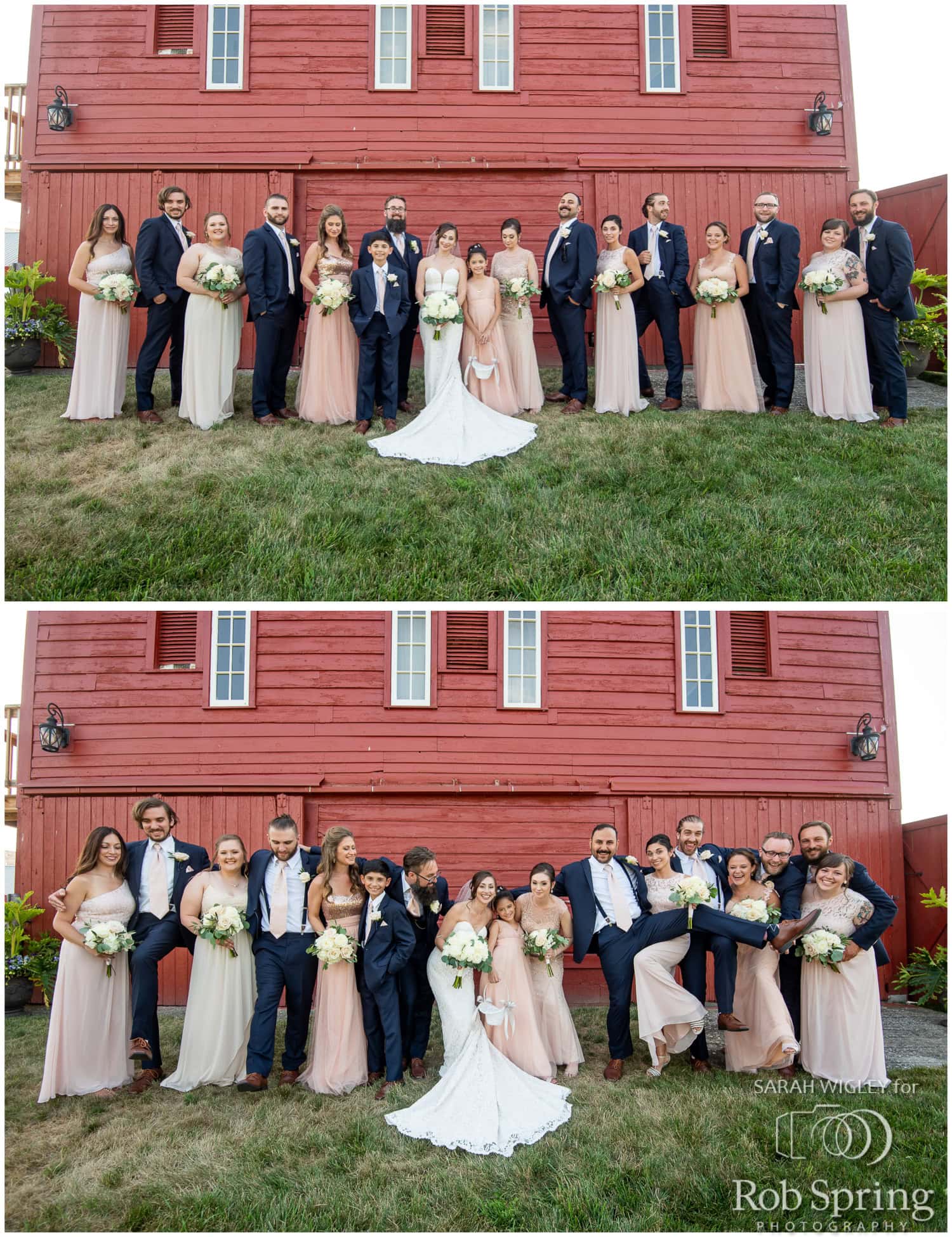 Wedding Barn at Lakota's Farm Wedding with Dana & Dan Rob Spring