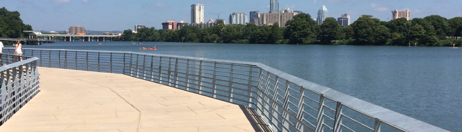 Town Lake hike and bike trail Austin TX near ATX Orthopedics