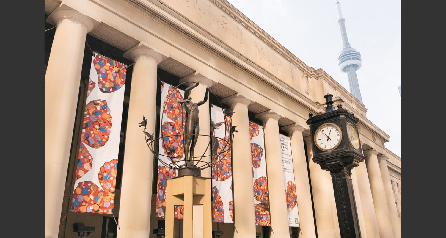 Black History Month: Toronto artist, Jordan Sook transforms Union Station’s exterior into a butterfly masterpiece