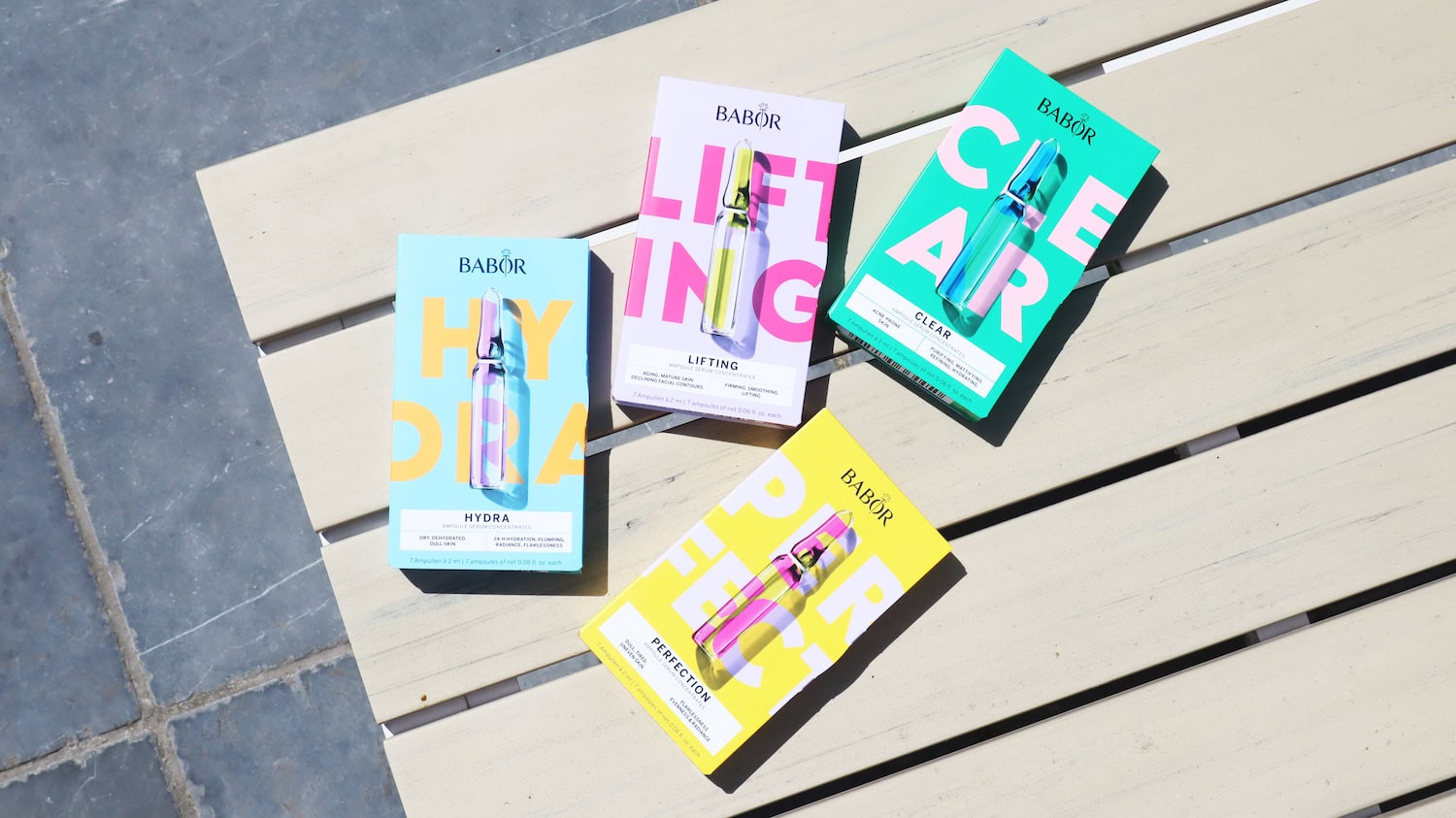 limited edition BABOR Ampoule Serum Concentrates