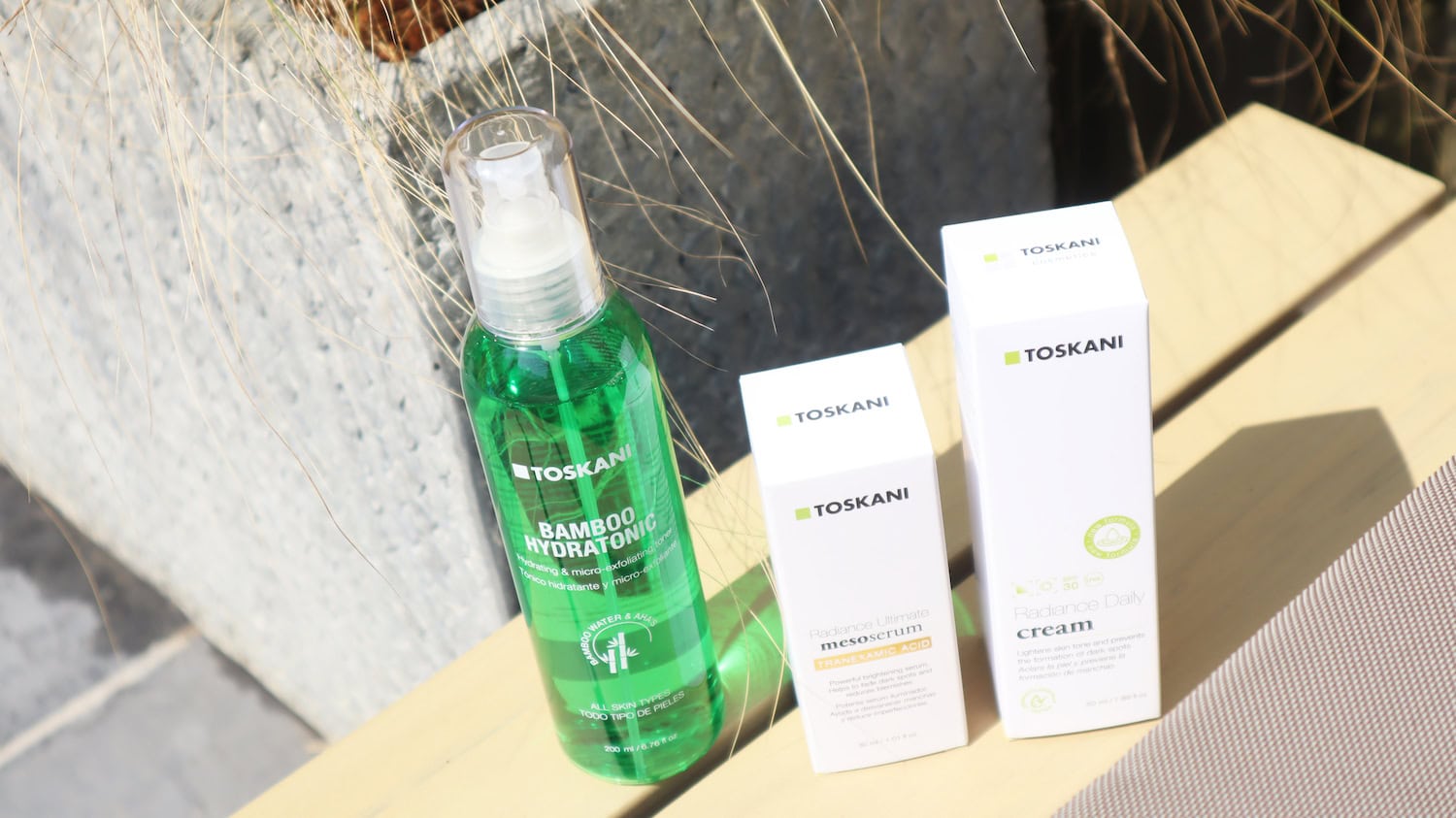 De nieuwe crème en serum (incl tonic) van Toskani!