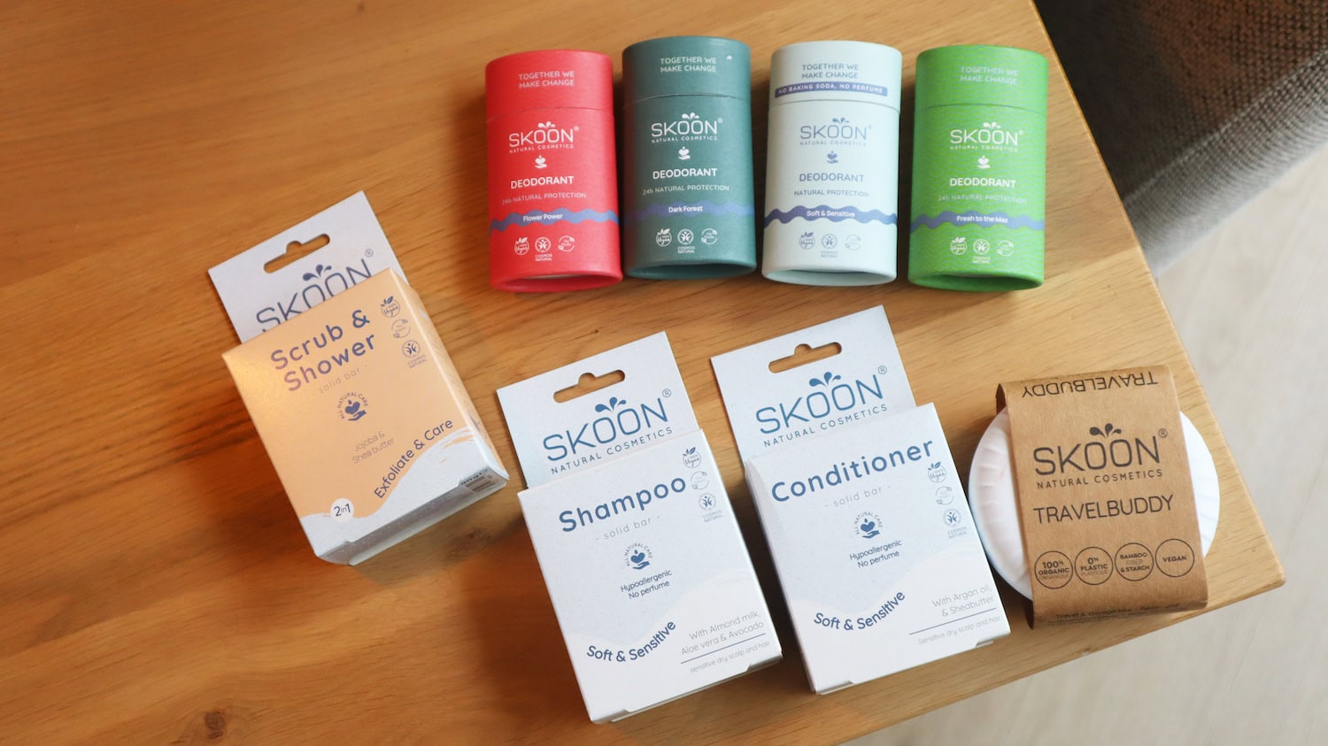 Skoon komt met nieuwe bars, travelbuddy en deo’s