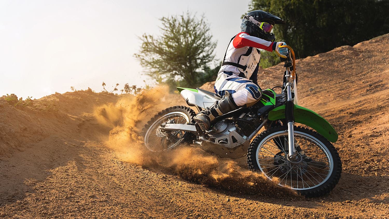 Randonnée en motocross — Lac Rose, Sénégal