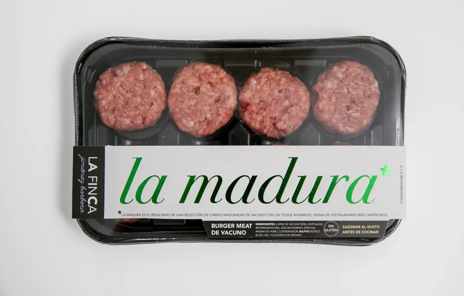 BURGERMEAT DE VACUNO LA MADURA MINI