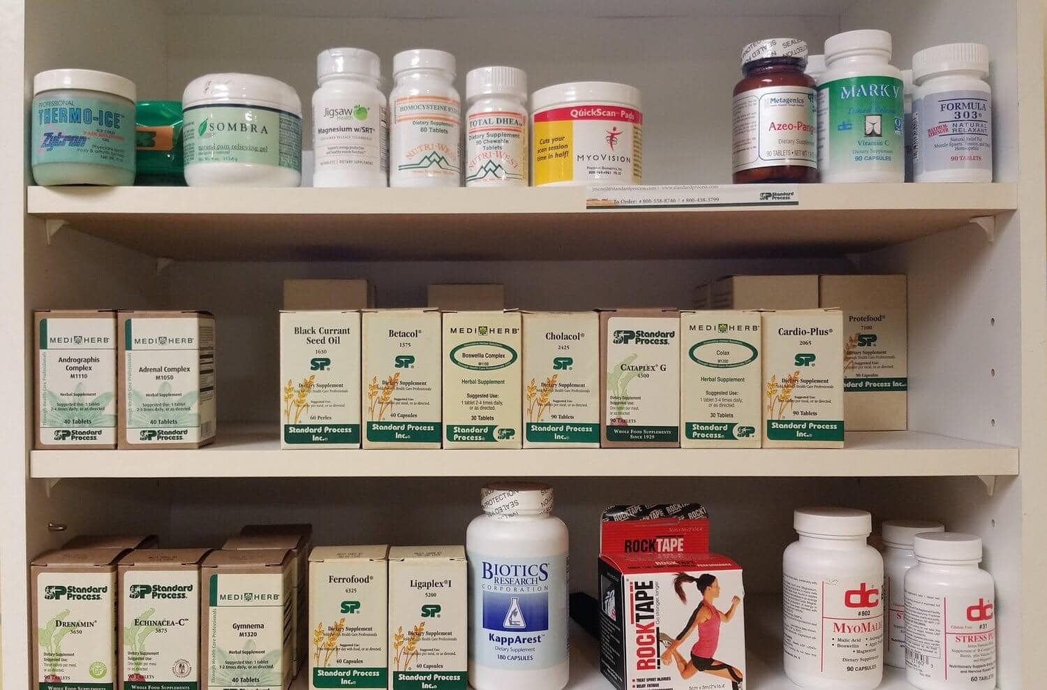 Vitamins and Supplements offered