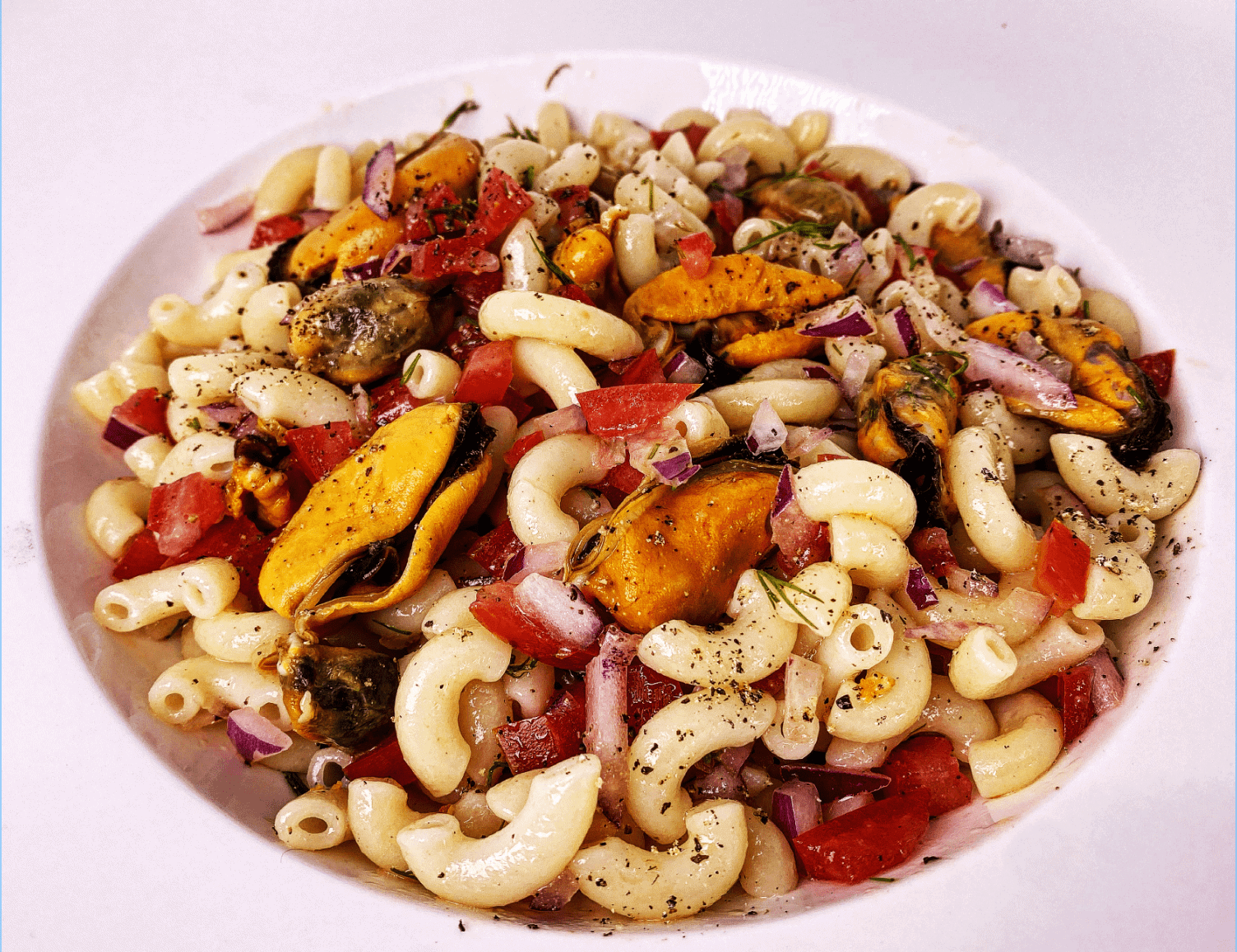 Chef Schulz’s Summer Mussels Pasta Salad (served cold) recipe