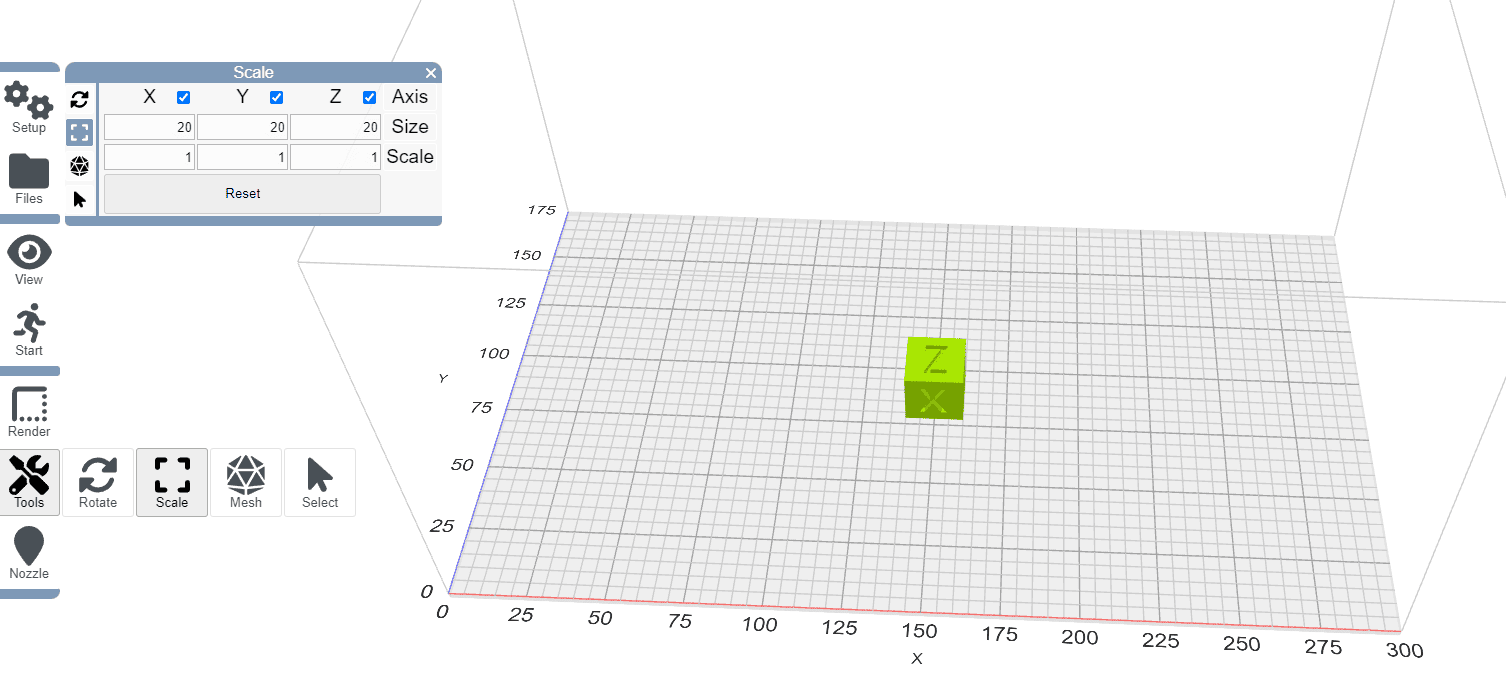 rotating and scaling in kirimoto