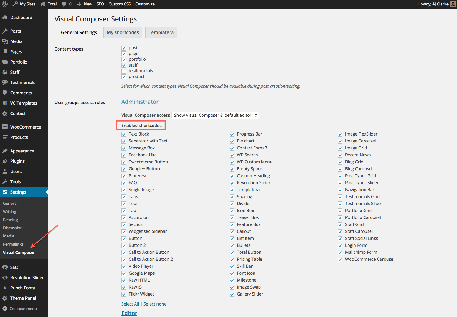 Disable the Plugin Editor