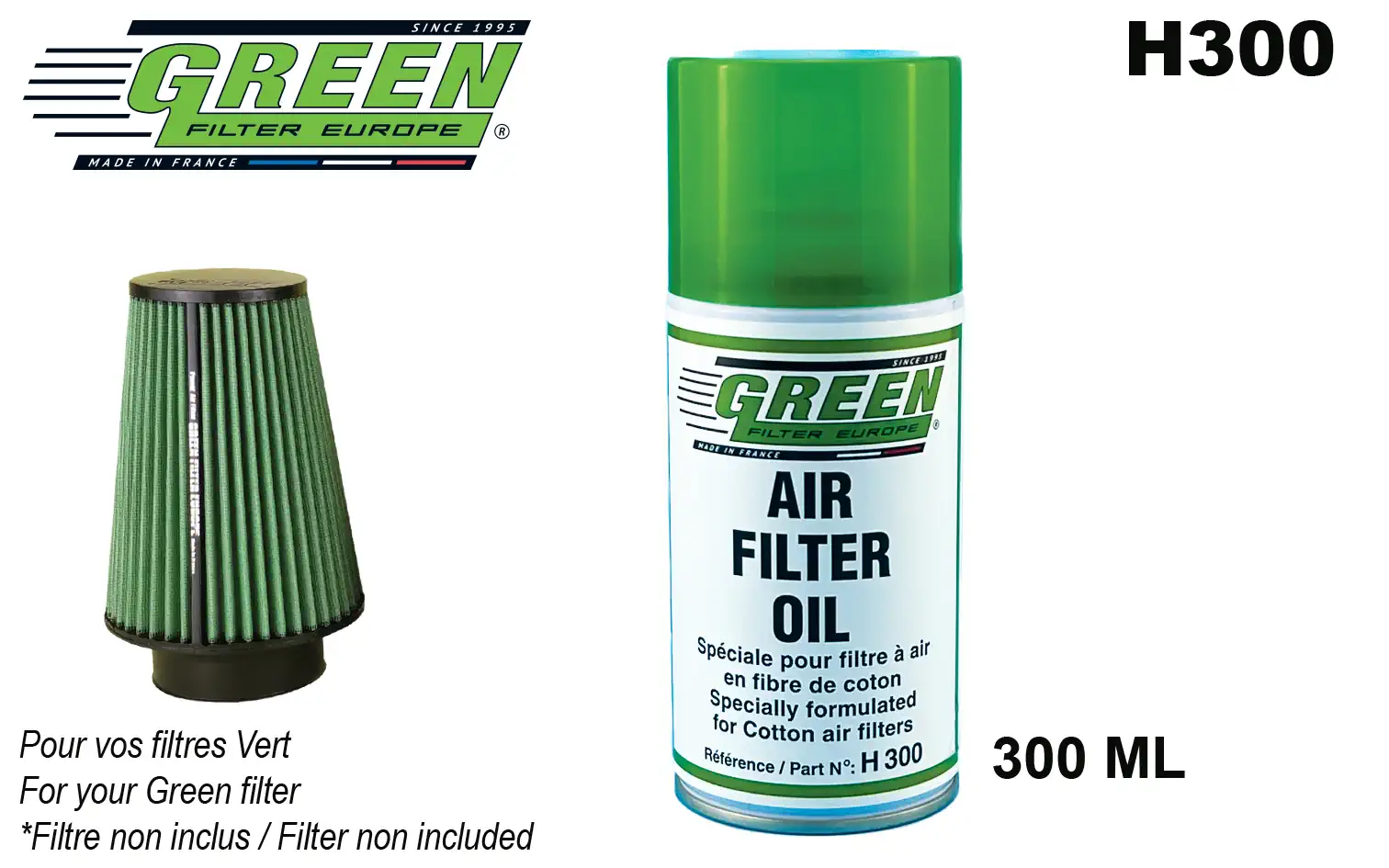 Huile d’imprégnation spéciale pour filtre à air en fibre de coton