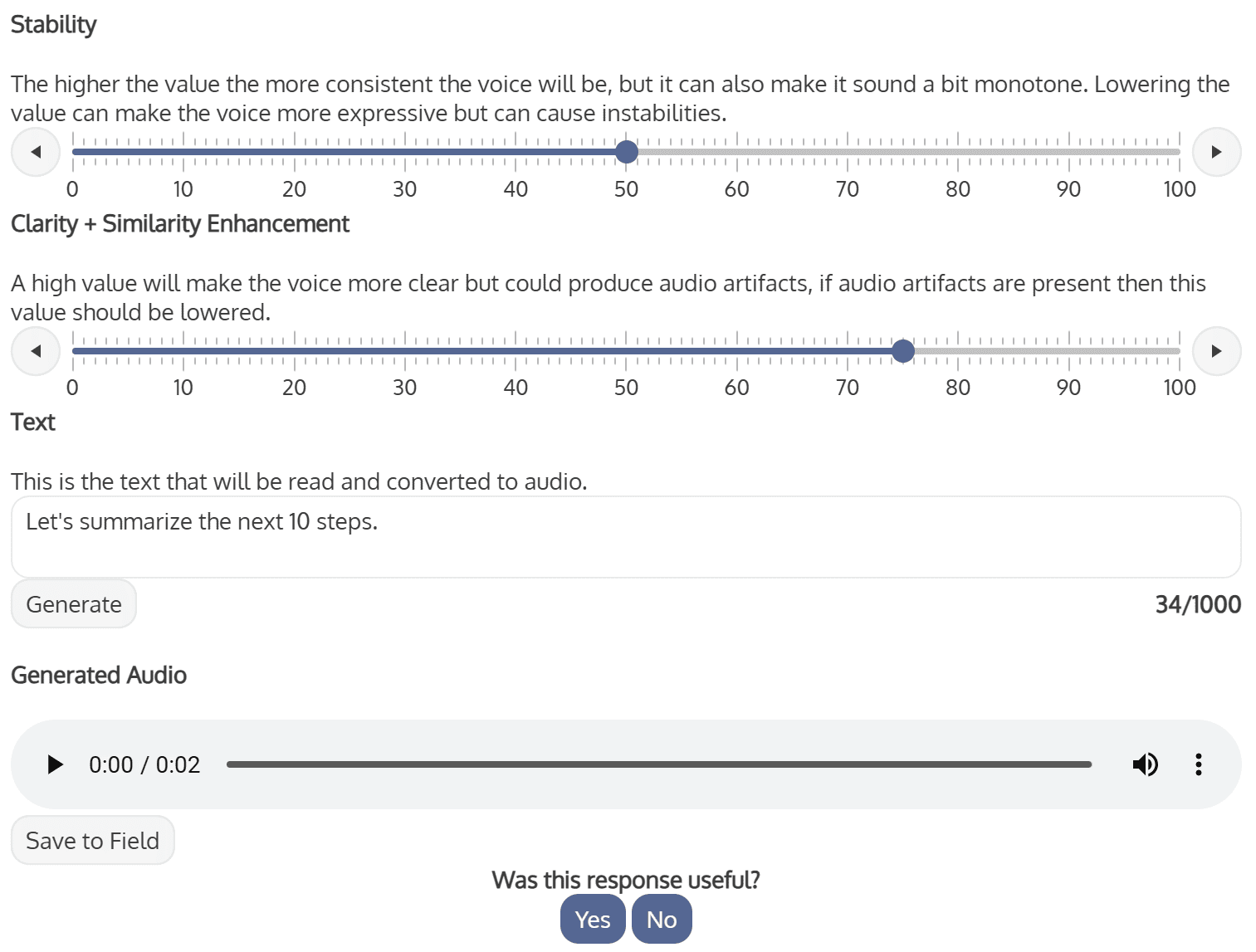 AI text to speech