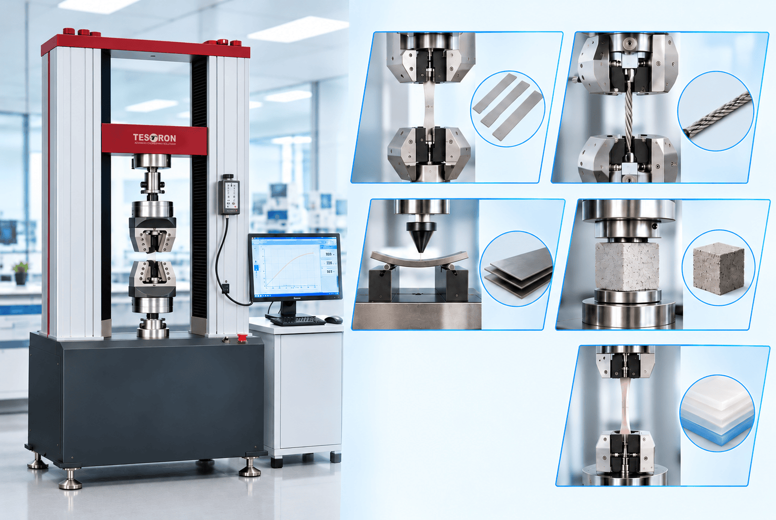 Testron UTM machine for material testing