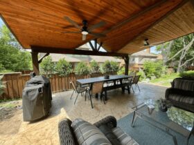 Decathlon Construction builds you a customized patio cover, arbors, and more to prevent Texas heat damage on your patio.
