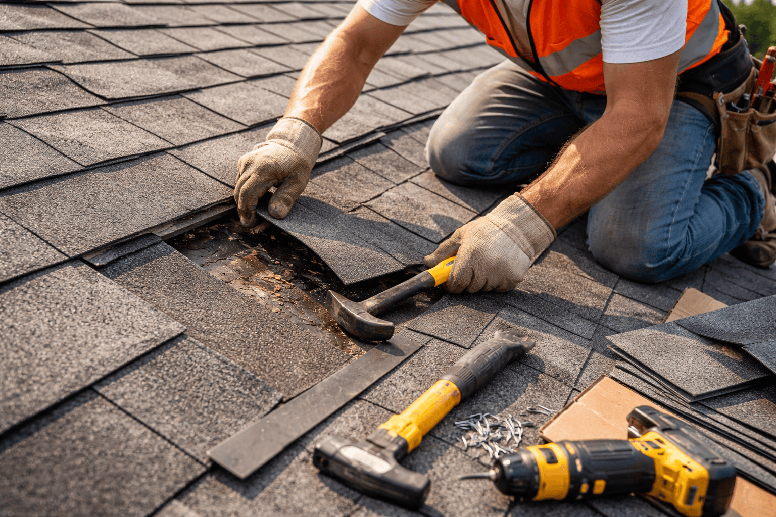 shingle roof repair​ 