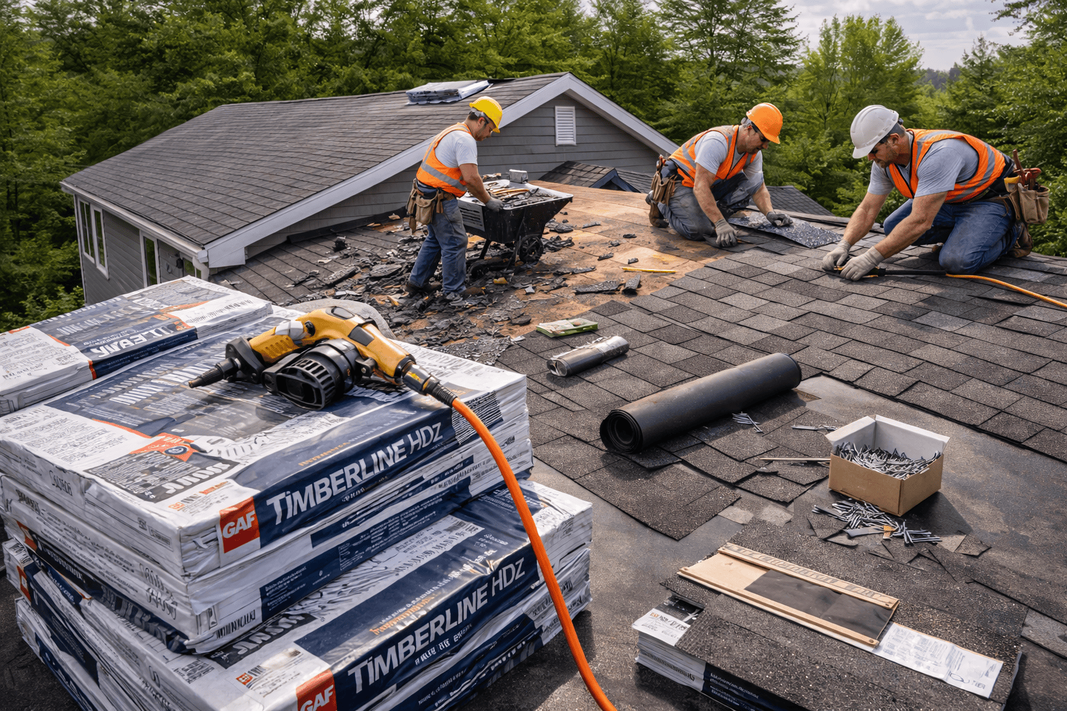 Asphalt Roof Replacement
