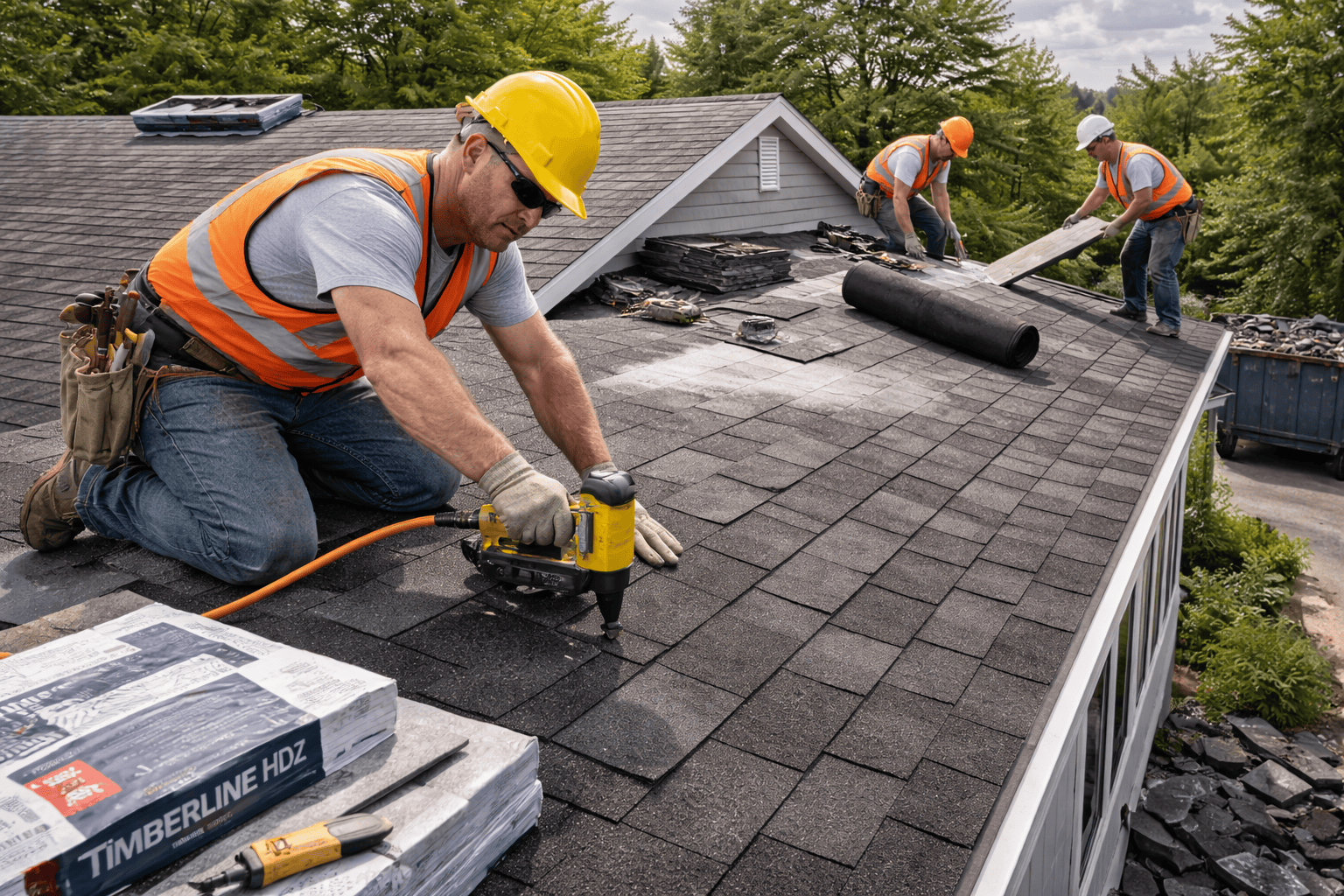 Asphalt Roof Replacement
