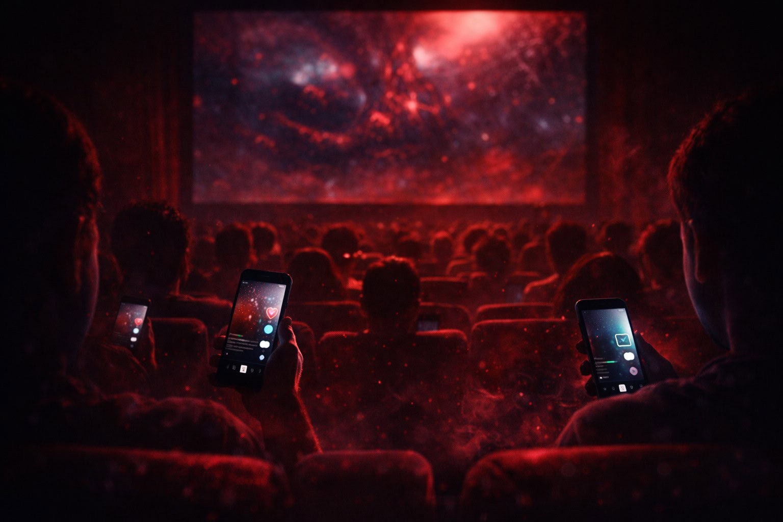 Watching Netflix Stranger Things On Big Screen and on TikTok