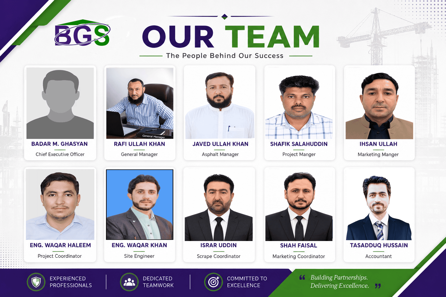 BGS Team Behind Success