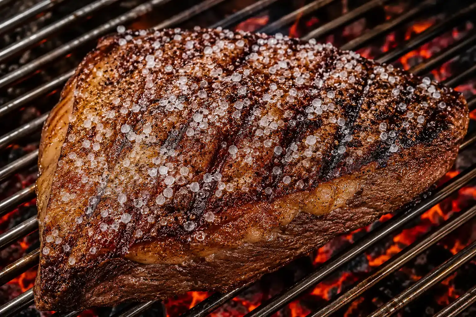 steak vom grill am stück