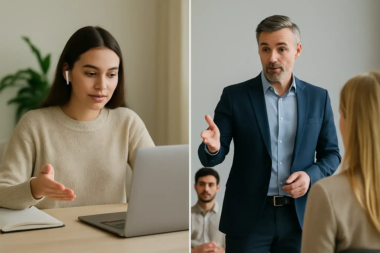 ¿Curso de oratoria online o presencial?