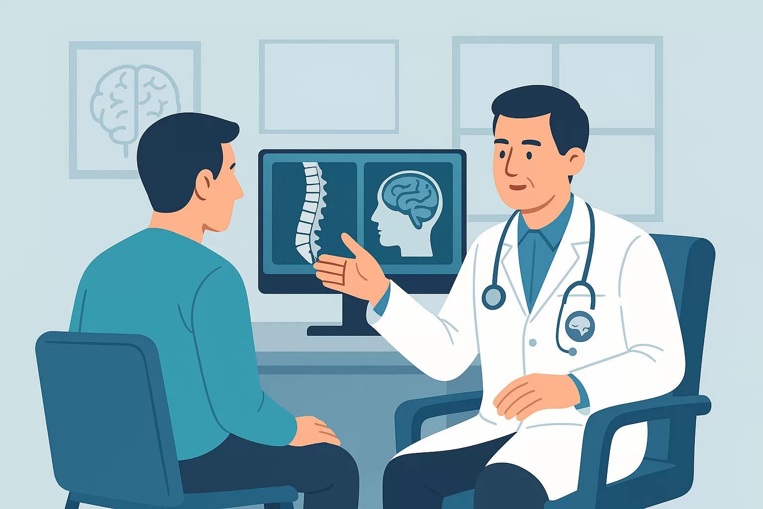 Consulta com neurocirurgião