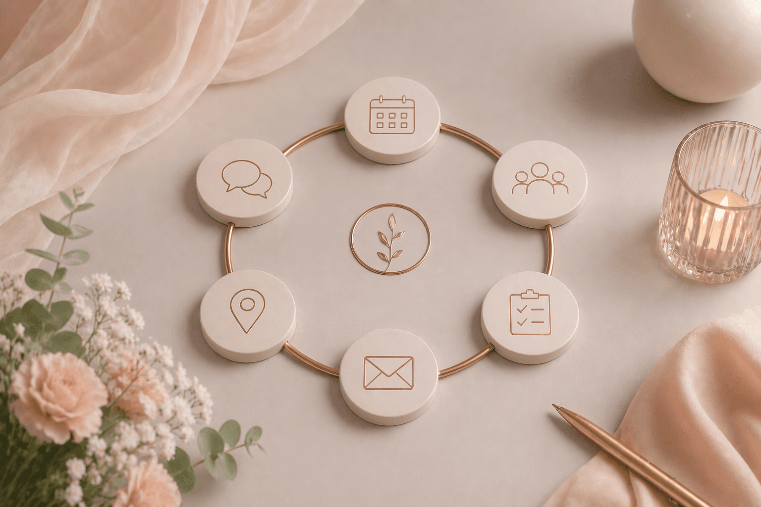 event planning process mallorca luxury wedding services icons