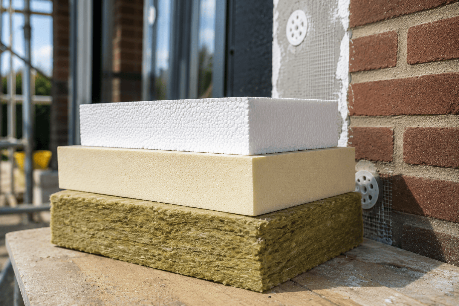 Wat is EPS, PUR en minerale wol als gevelisolatiemateriaal?