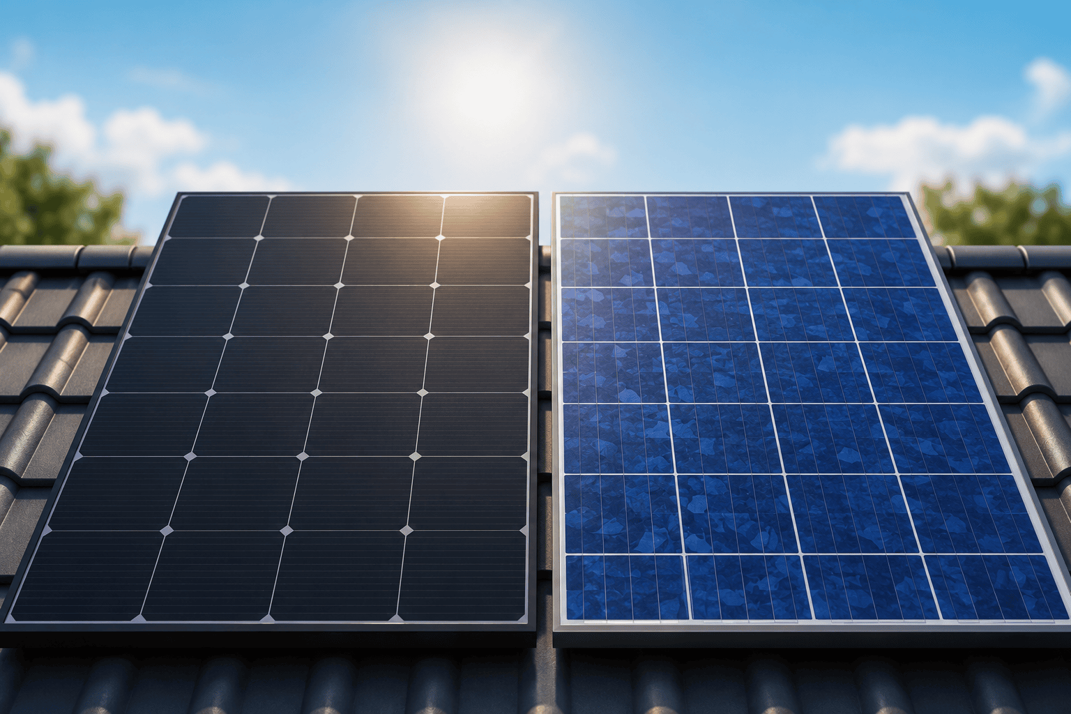 Monokristallijn of polykristallijn zonnepaneel: wat is het verschil?