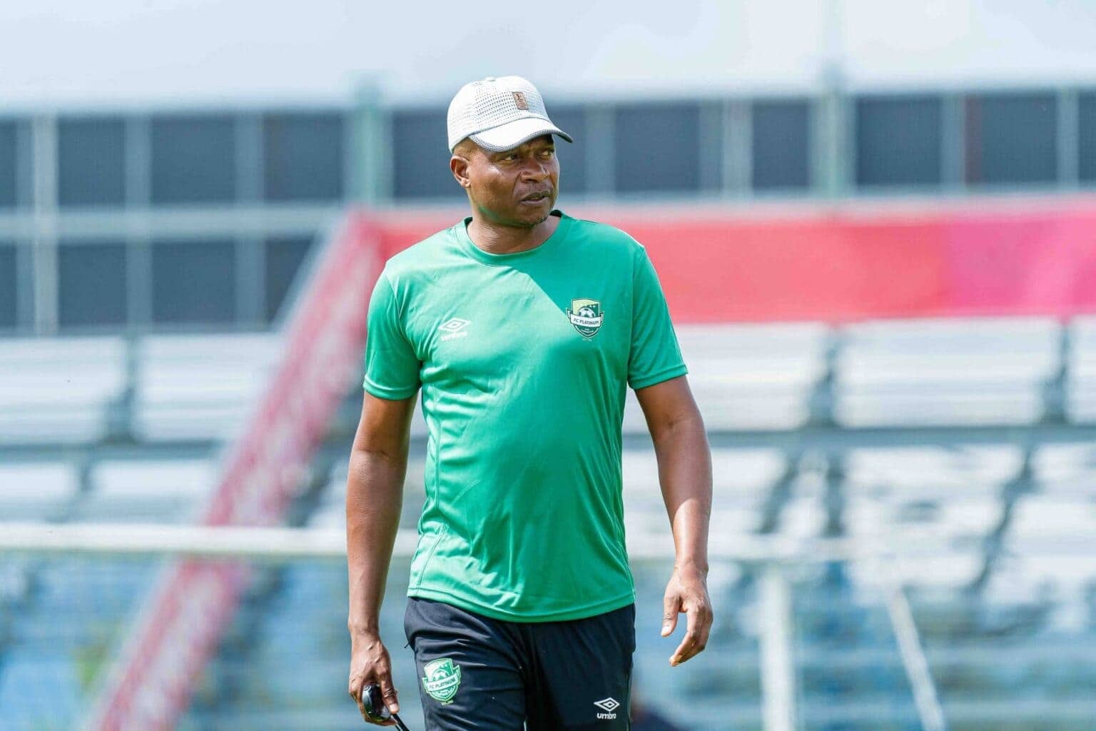 FC Platinum coach Joel Luphahla in training