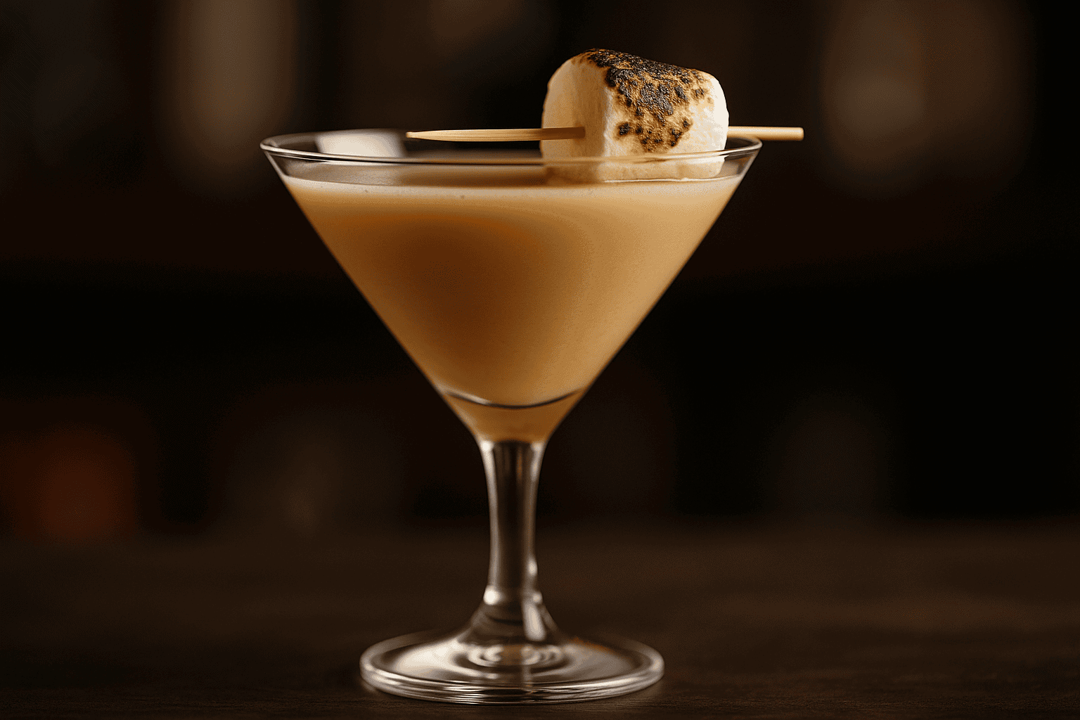 Toasted Marshmallow Martini