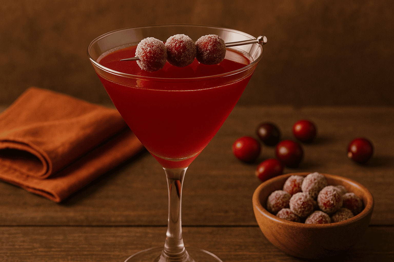 Cranberry Harvest Martini