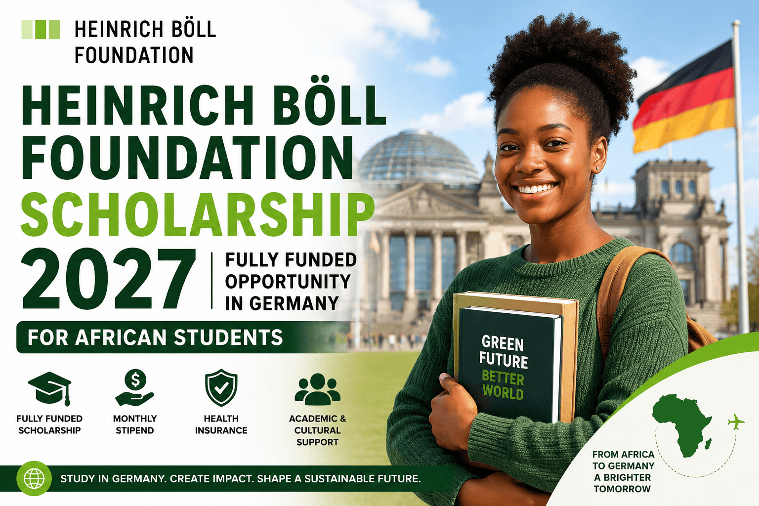Heinrich Böll Foundation Scholarship 2027: How Africans Can Apply for This Fully Funded Award