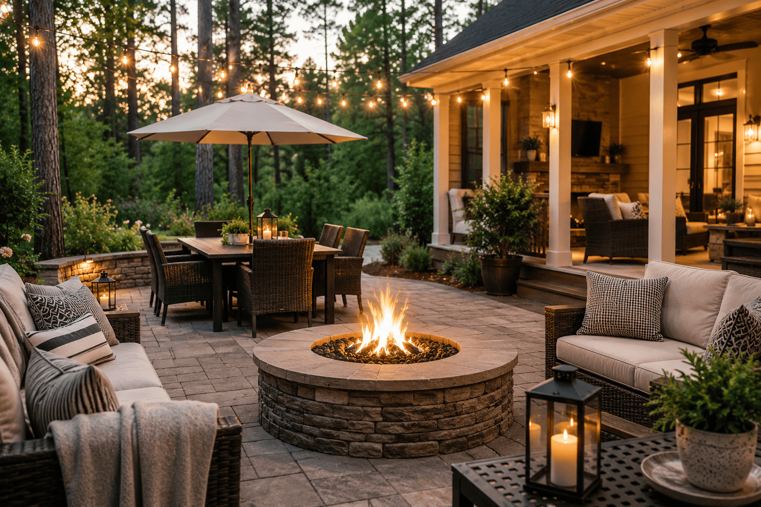 How to Create the Perfect Outdoor Entertaining Space in Southern Pines NC