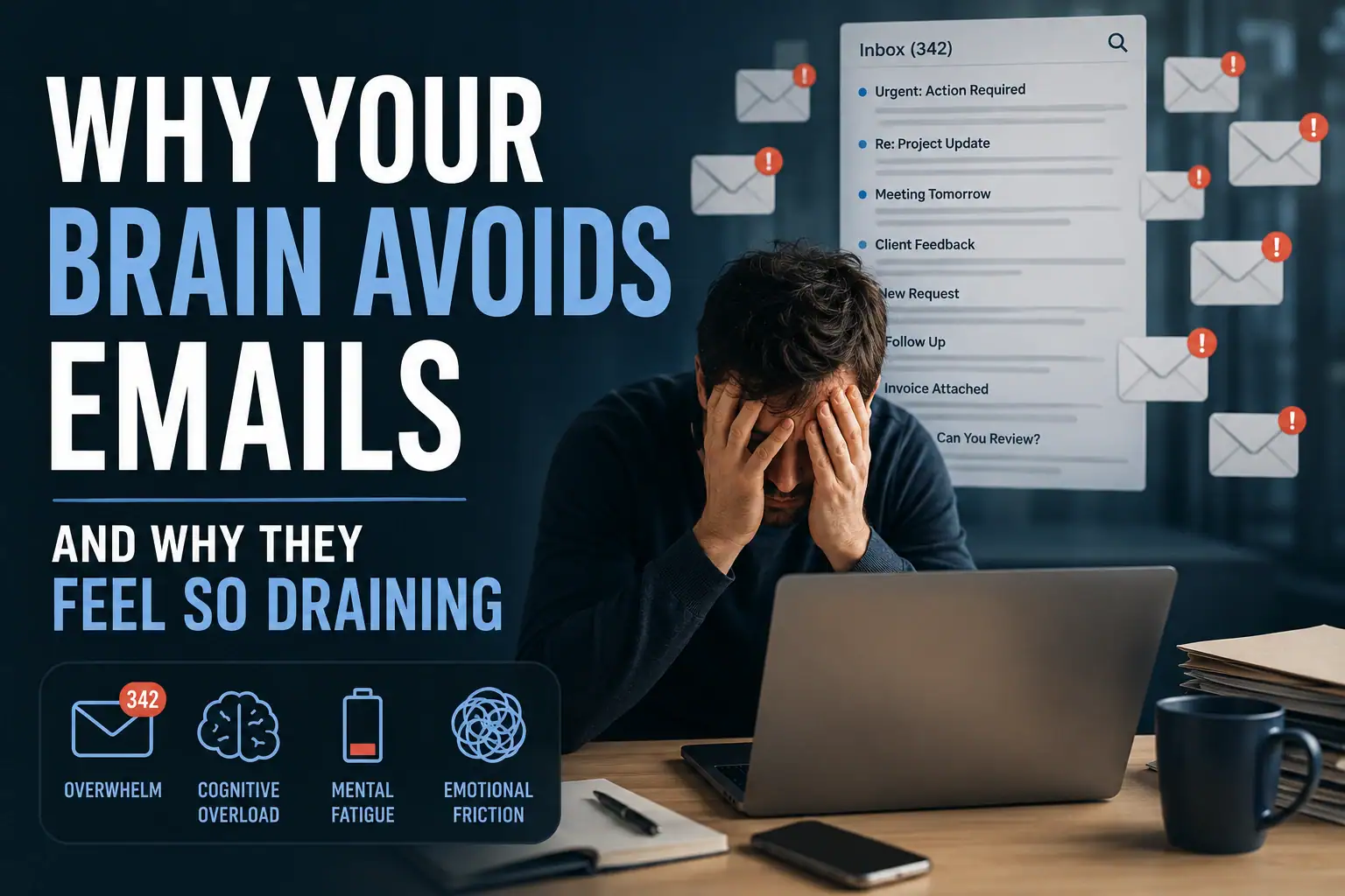 Why Your Brain Avoids Emails — and Why They Feel So Draining
