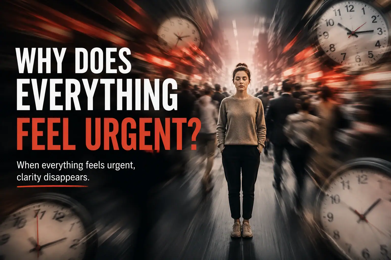 Why Does Everything Feel Urgent?