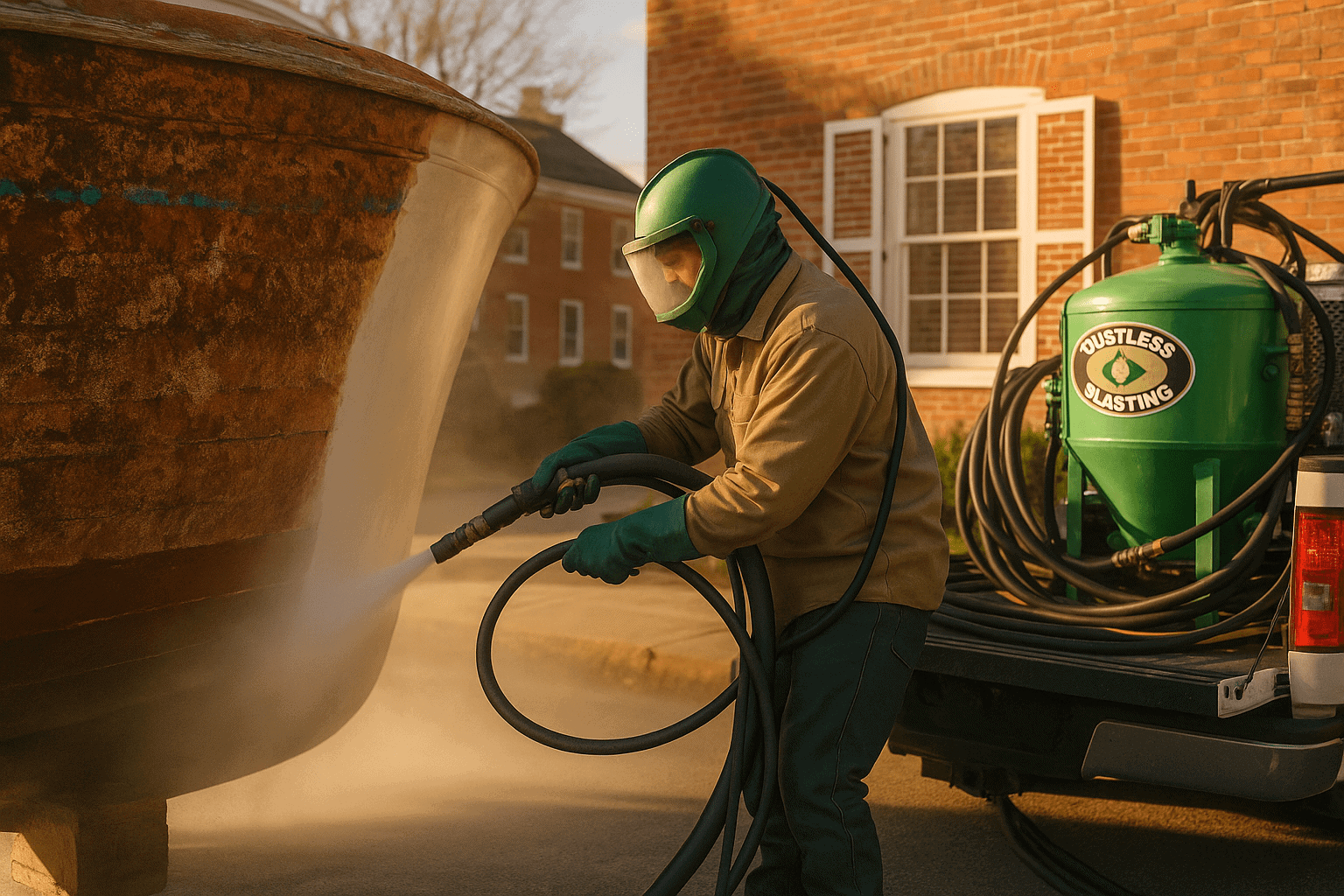 dustless blasting Massachusetts