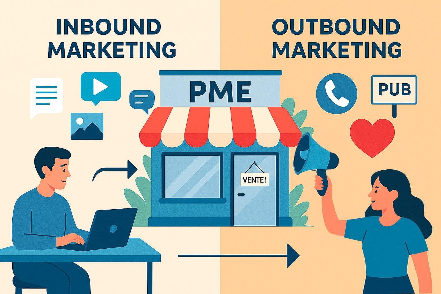 Guide inbound et outbound marketing