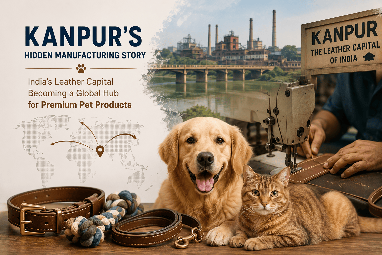 Kanpur's Hidden Manufacturing Story: How India's Leather Capital Is Becoming a Global Hub for Premium Pet Products