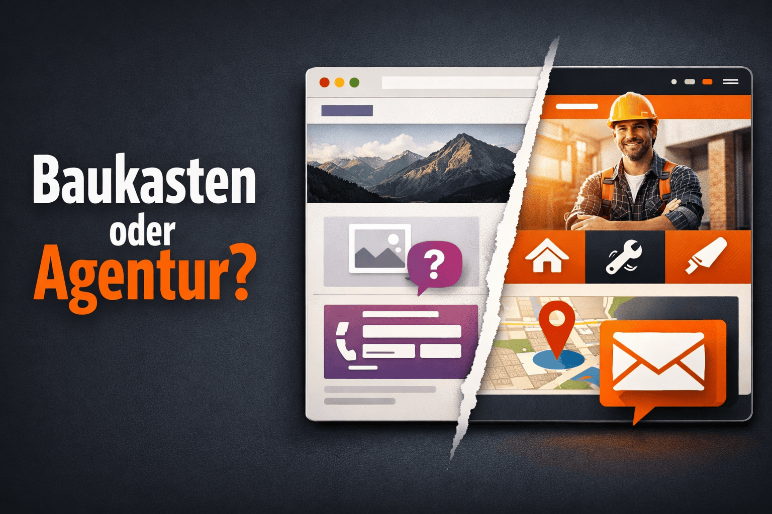 Cover-Bild: Baukasten Website oder Agentur f&uuml;r regionale Betriebe?
