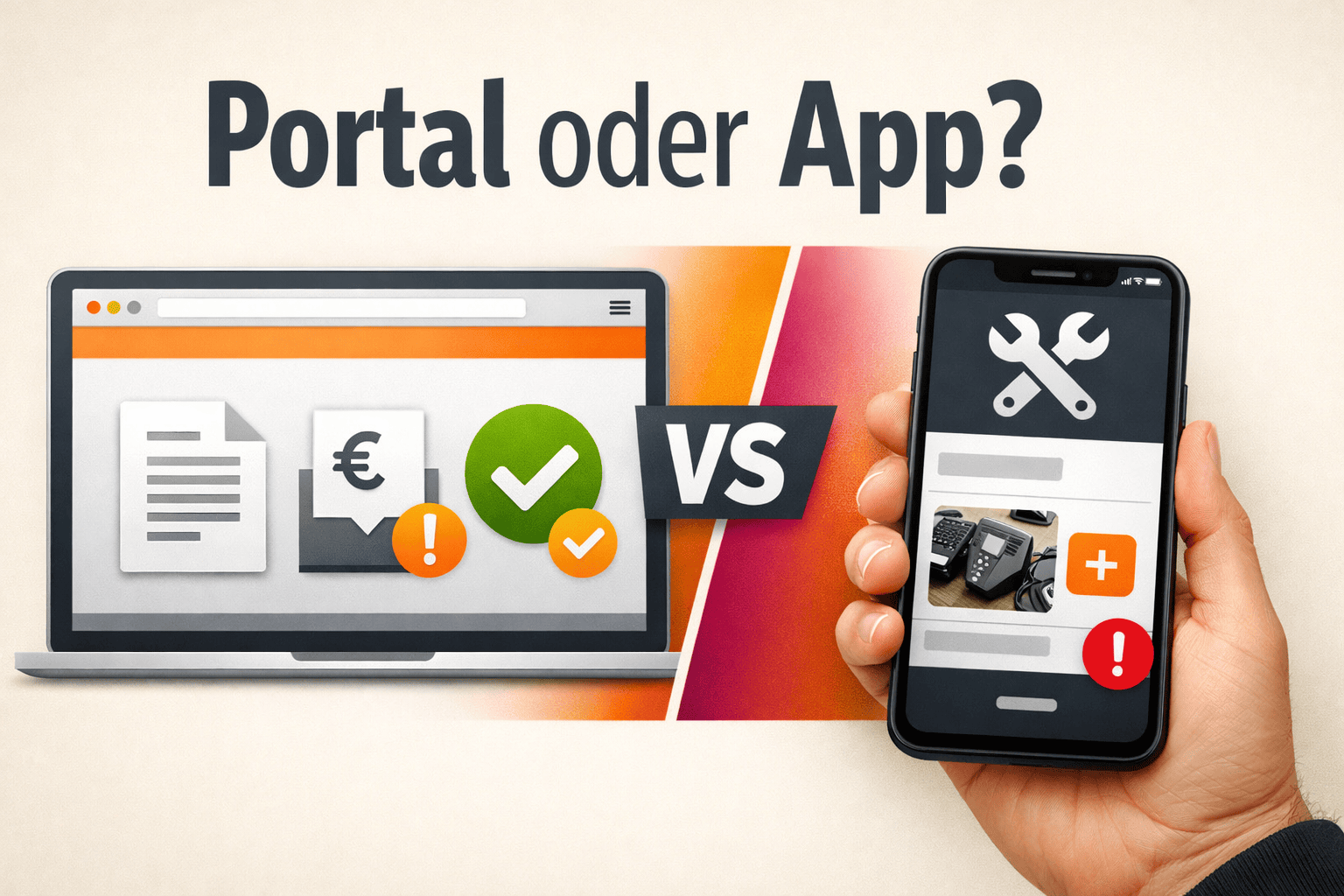 Cover-Bild: Kundenportal oder App f&uuml;r bessere Serviceanfragen?