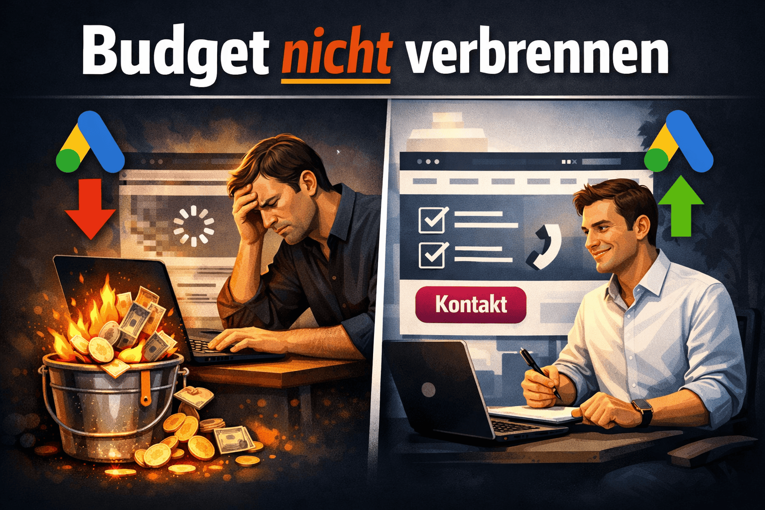 Cover-Bild: Marketing Website Budget sparen und mehr Anfragen gewinnen