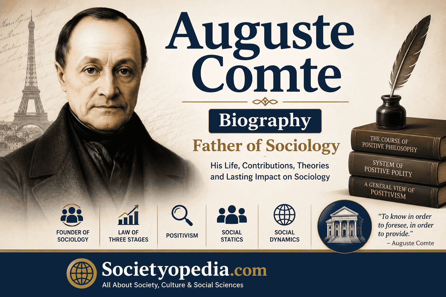Auguste Comte Biography and Legacy