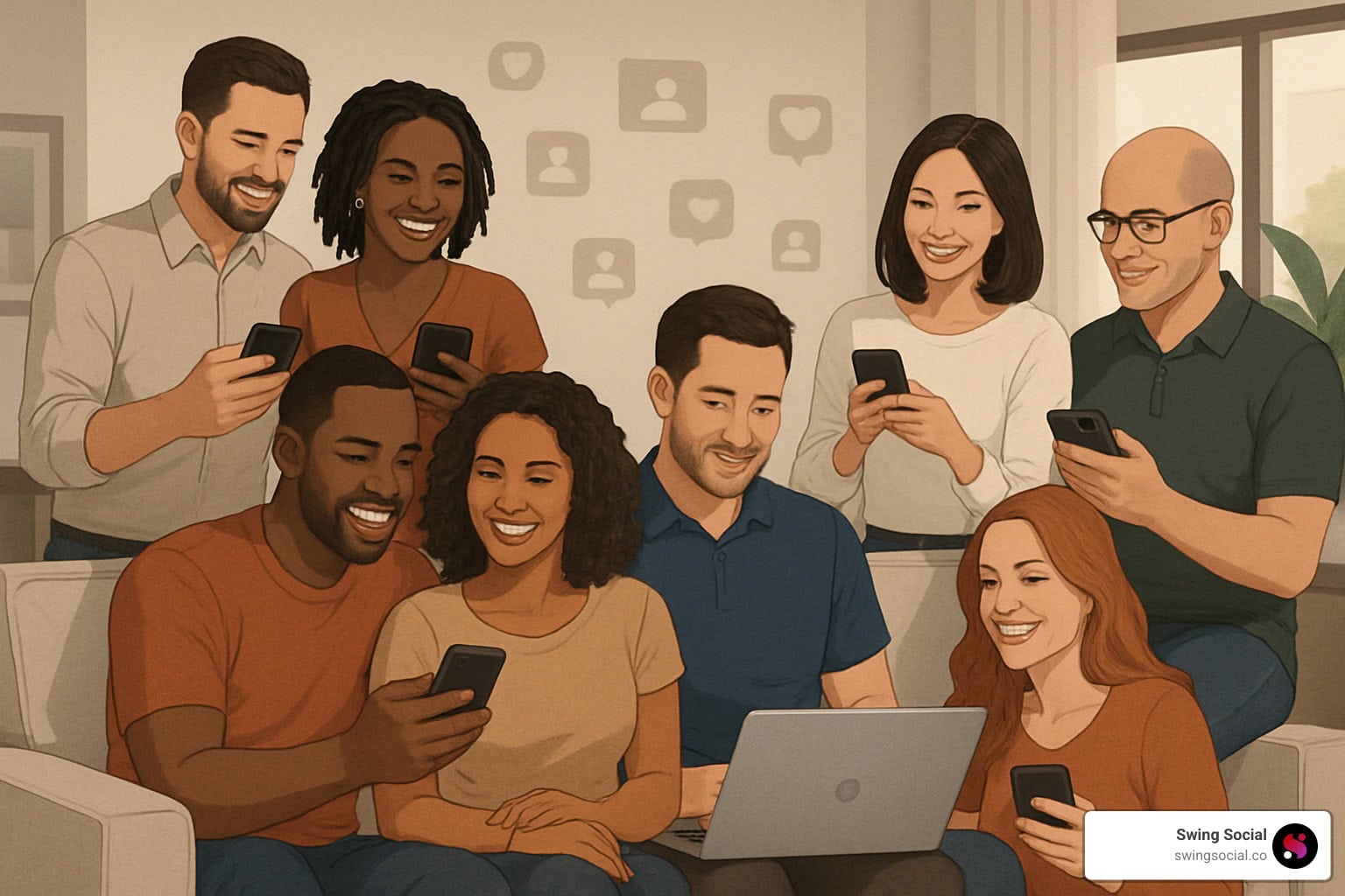 swingers social media