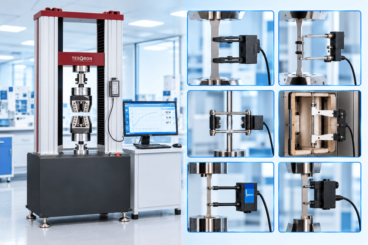 Testron UTM machine for material testing
