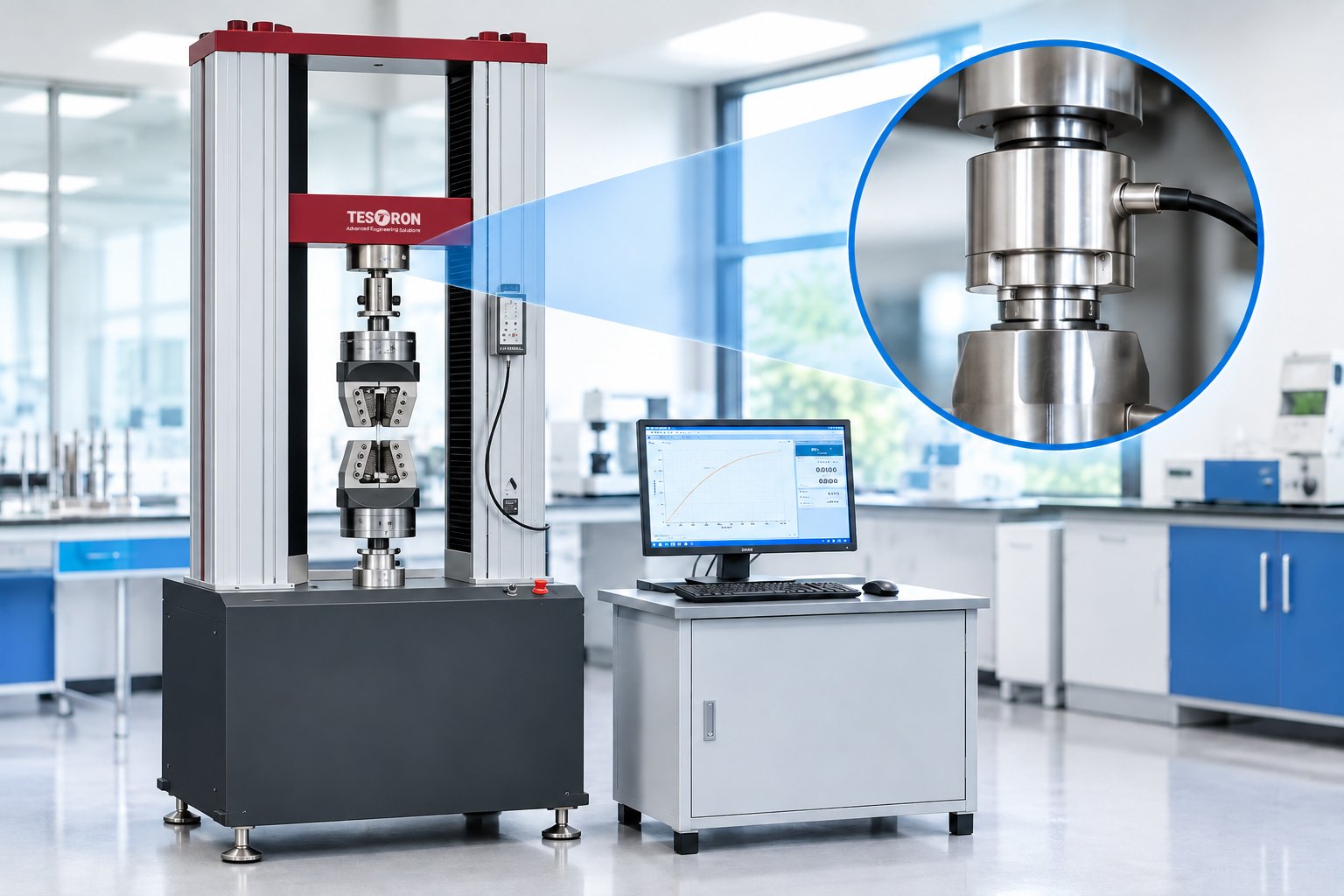 Testron UTM machine for material testing