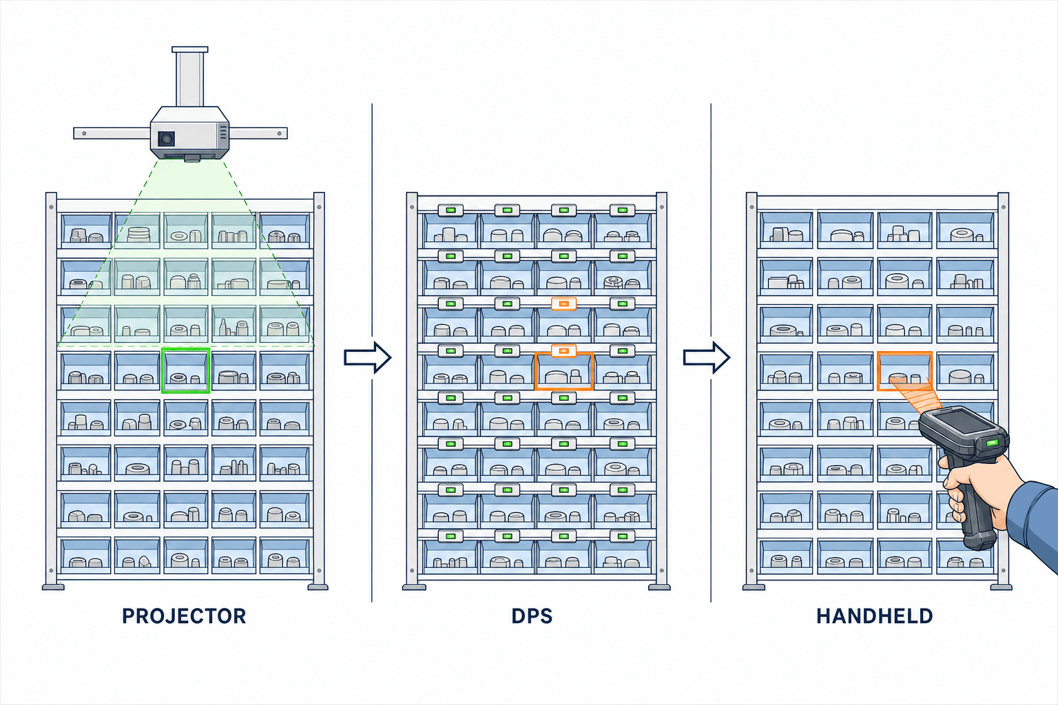 Projection Picking System Design for Factories in Thailand - figure 2