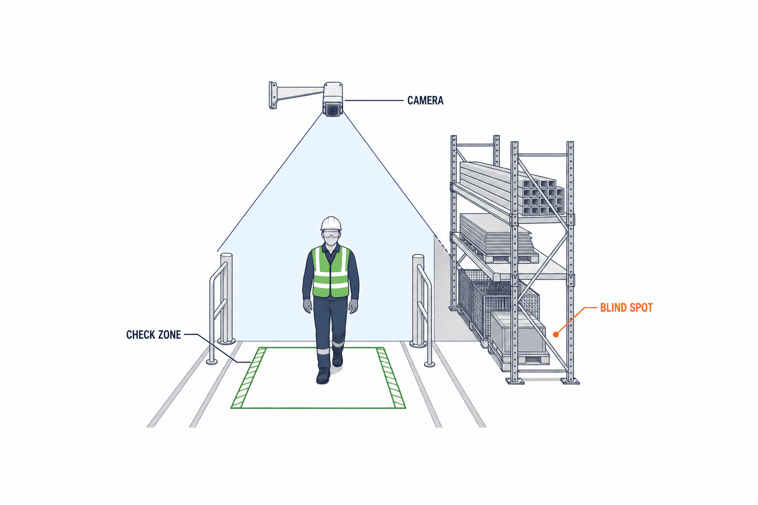 Camera AI kiểm tra PPE trong nhà máy: quy tắc, cảnh báo sai và nghiệm thu - figure 1